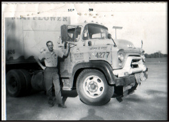 Leroy Whitt with moving truck